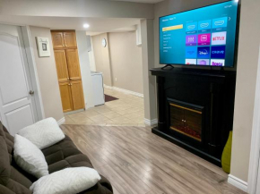 2 bedroom basement with private side entrance